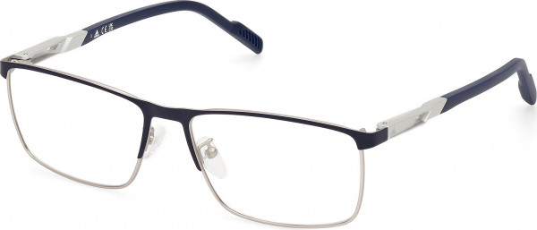 adidas SP5059 Eyeglasses, 092 - Blue/Monocolor / Matte Blue
