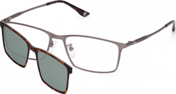 BMW Eyewear BW5070-H Eyeglasses, 009 - Matte Gunmetal / Matte Gunmetal