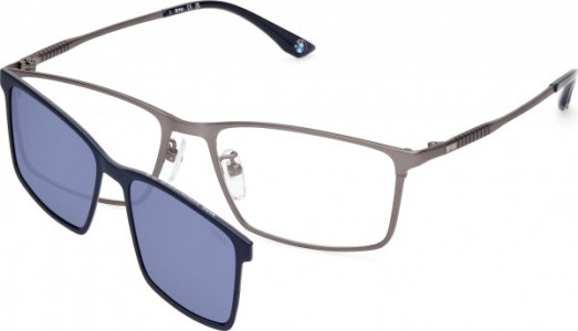 BMW Eyewear BW5070-H Eyeglasses, 013 - Matte Dark Ruthenium / Matte Dark Ruthenium