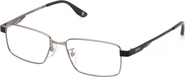 BMW Eyewear BW5071-H Eyeglasses, 015 - Matte Light Ruthenium / Black/Monocolor