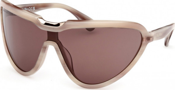 Max Mara MM0084 EMIL Sunglasses, 20E - Grey/Horn / Grey/Horn
