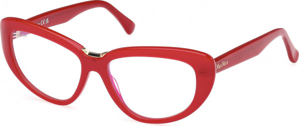 Max Mara MM5109-B Eyeglasses, 066 - Shiny Light Red / Shiny Light Red