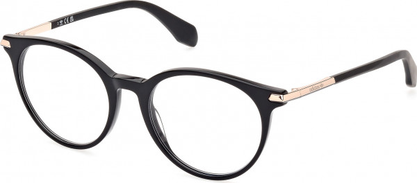 adidas Originals OR5073 Eyeglasses, 001 - Shiny Black / Matte Black
