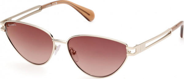 MAX&Co. MO0089 Sunglasses, 32G - Shiny Pale Gold / Shiny Pale Gold
