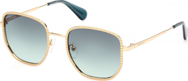 MAX&Co. MO0091 Sunglasses, 30P - Shiny Deep Gold / Shiny Deep Gold