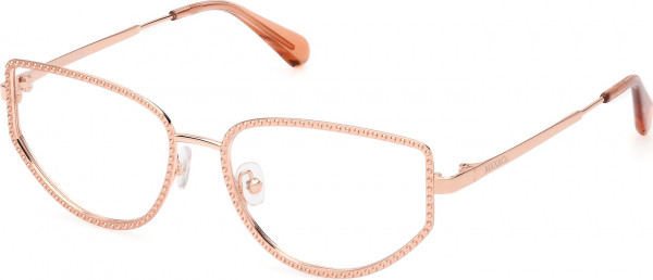 MAX&Co. MO5122 Eyeglasses, 033 - Shiny Pink Gold / Shiny Pink Gold