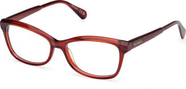 MAX&Co. MO5127 Eyeglasses, 066 - Shiny Light Red / Shiny Light Red