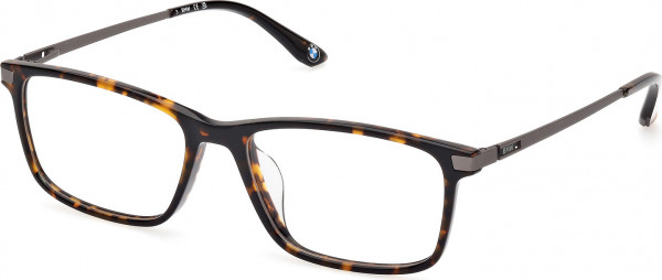 BMW Eyewear BW5073-H Eyeglasses, 052 - Dark Havana / Matte Gunmetal