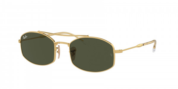 Ray-Ban RB3719 Sunglasses, 001/31 ARISTA GREEN (GOLD)