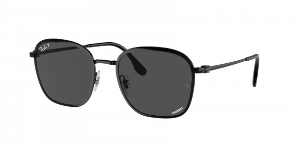 Ray-Ban RB3720 Sunglasses, 002/K8 BLACK POLAR DARK GREY (BLACK)