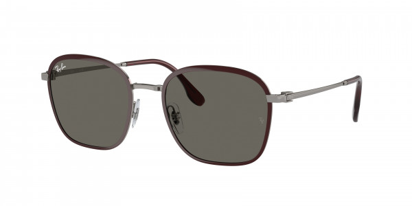 Ray-Ban RB3720 Sunglasses, 9263R5 RED ON GUNMETAL GREY (RED)
