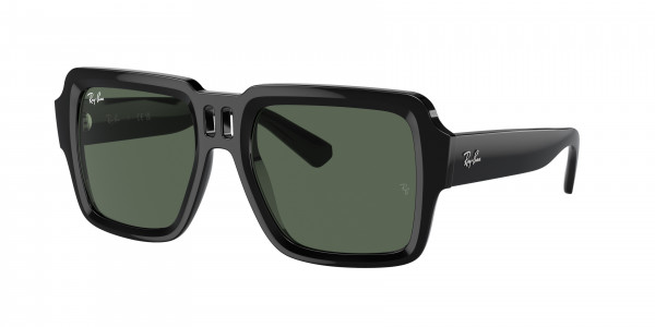 Ray-Ban RB4408 MAGELLAN Sunglasses, 667771 MAGELLAN BLACK DARK GREEN (BLACK)