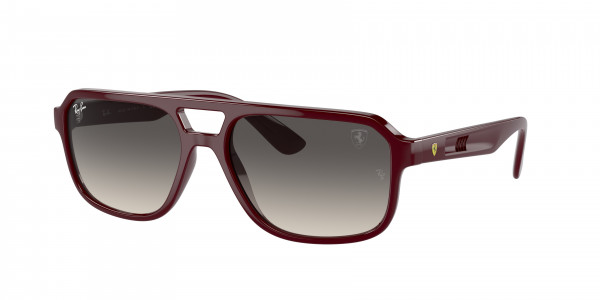 Ray-Ban RB4414M Sunglasses, F68511 DARK RED GREY GRADIENT (RED)