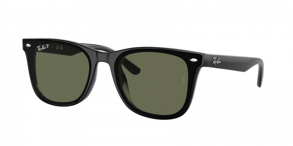 Ray-Ban RB4420 Sunglasses, 601/9A BLACK DARK GREEN POLAR (BLACK)