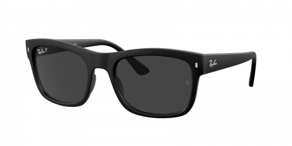 Ray-Ban RB4428F Sunglasses, 601S48 MATTE BLACK POLAR BLACK (BLACK)