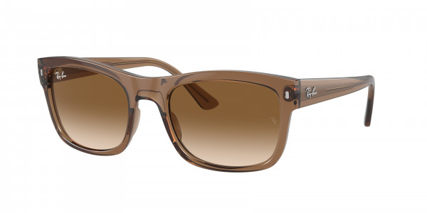 Ray-Ban RB4428F Sunglasses, 664051 TRASPARENT LIGHT BROWN CLEAR G (BROWN)