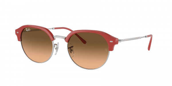 Ray-Ban RB4429 Sunglasses, 67223B RED ON SILVER BIANCO UV400 H2F (RED)