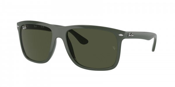 Ray-Ban RB4547 BOYFRIEND TWO Sunglasses, 671931 BOYFRIEND TWO GREEN GREEN (GREEN)