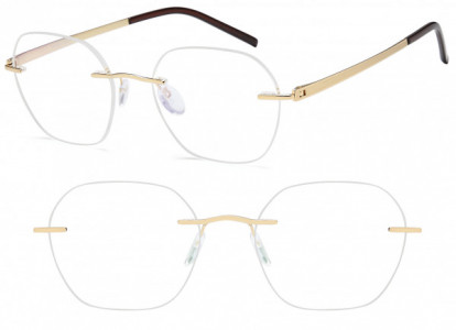 Simplylite SL 901 Eyeglasses, Gold