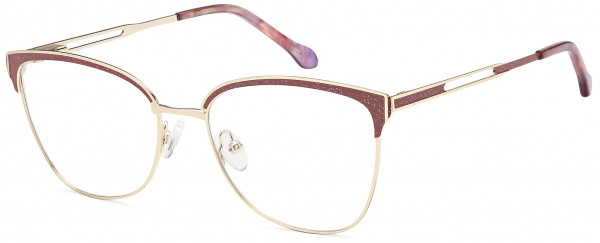 Di Caprio DC231 Eyeglasses, Pink Gold