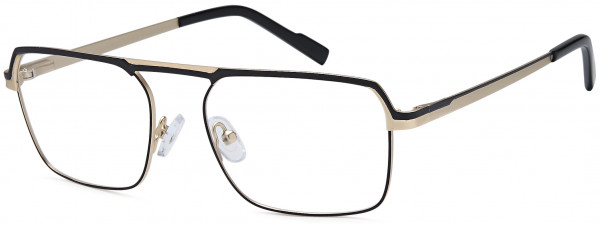 Di Caprio DC230 Eyeglasses, Black Gold