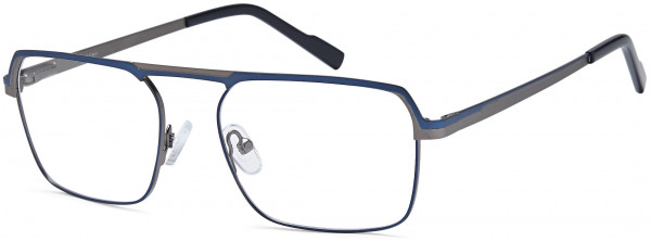 Di Caprio DC230 Eyeglasses, Blue Gunmetal