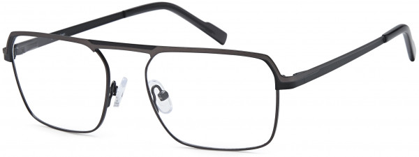 Di Caprio DC230 Eyeglasses, Gunmetal Black