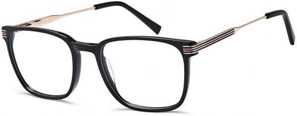 Di Caprio DC372 Eyeglasses, Black Red