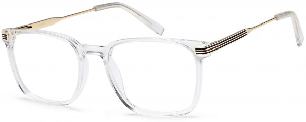 Di Caprio DC372 Eyeglasses, Crystal Red Green