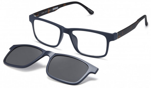 Di Caprio DC401 CLIP Eyeglasses, Blue Tortoise