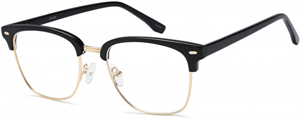 Di Caprio DC226 Eyeglasses, Black Gold