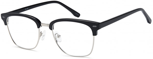 Di Caprio DC226 Eyeglasses, Black Gunmetal
