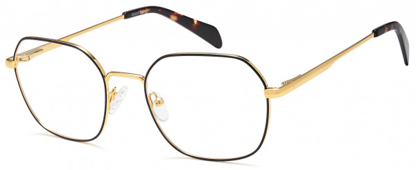 Di Caprio DC223 Eyeglasses, Black Gold