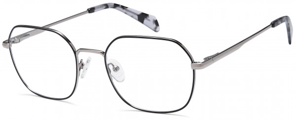 Di Caprio DC223 Eyeglasses, Black Gunmetal