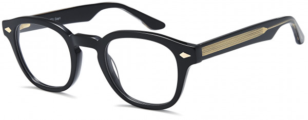 Di Caprio DC371 Eyeglasses, Black Gold