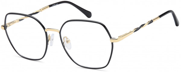 Di Caprio DC369 Eyeglasses, Black