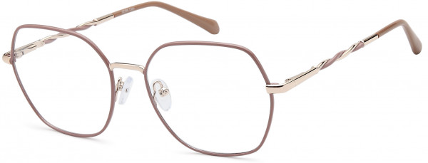 Di Caprio DC369 Eyeglasses, Tan