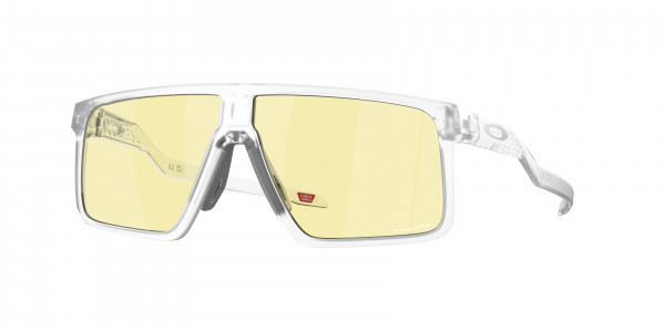 Oakley OO9285 HELUX Sunglasses, 928504 HELUX MATTE CLEAR PRIZM GAMING (WHITE)