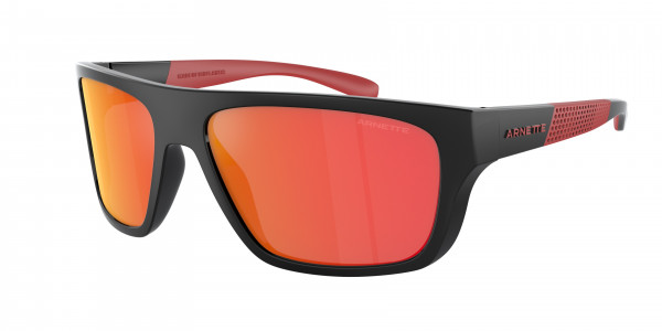 Arnette AN4330 HIJIKI Sunglasses, 27536Q HIJIKI BLACK DARK GREY MIRROR (BLACK)