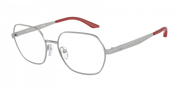 Armani Exchange AX1062 Eyeglasses, 6045 MATTE SILVER (SILVER)