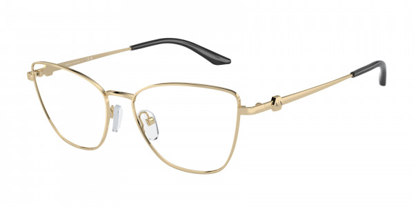 Armani Exchange AX1063 Eyeglasses, 6110 SHINY PALE GOLD (GOLD)