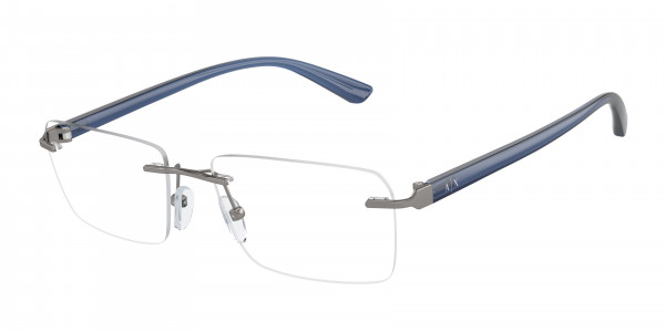 Armani Exchange AX1064 Eyeglasses, 6017 MATTE GUNMETAL (GREY)