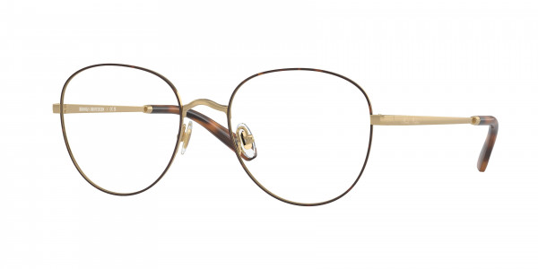 Brooks Brothers BB1111 Eyeglasses, 1039 SATIN GOLD / DARK TORT (GOLD)