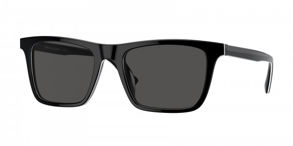 Brooks Brothers BB5051U Sunglasses, 600787 BLACK WHITE LAMINATE DARK GREY (BLACK)