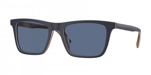 Brooks Brothers BB5051U Sunglasses, 614780 MATTE NAVY LAMINATE DARK BLUE (BLUE)