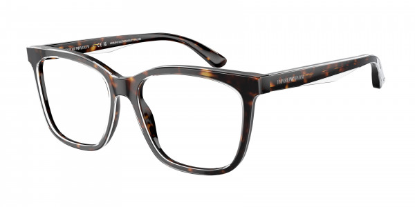 Emporio Armani EA3228 Eyeglasses, 6052 SHINY HAVANA/TOP CRYSTAL (TORTOISE)