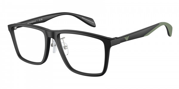 Emporio Armani EA3230F Eyeglasses, 5001 MATTE BLACK (BLACK)