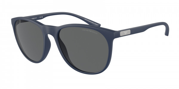 Emporio Armani EA4210 Sunglasses, 576387 MATTE BLUETTE DARK GREY (BLUE)