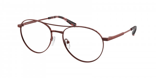 Michael Kors MK3069 EDGARTOWN Eyeglasses, 1896 EDGARTOWN TRANSPARENT CORDOVAN (RED)