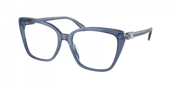 Michael Kors MK4110U AVILA Eyeglasses, 3956 AVILA BLUE TRANSPARENT (BLUE)
